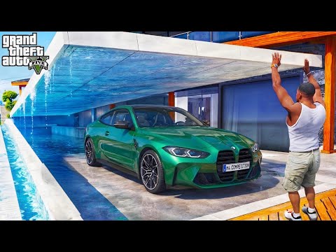 I Found Secret Garage Inside Franklin Swimming pool | GTA 5 