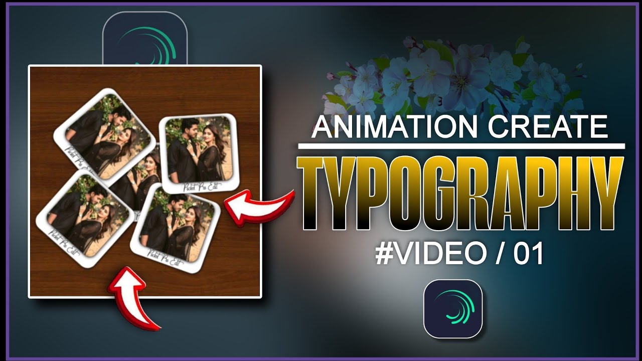 3D Video Typography Animation Editing | Alight motion Tutorial In Hindi ...