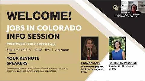 Jobs in Colorado: Info Session with Cindy DeGroen ...