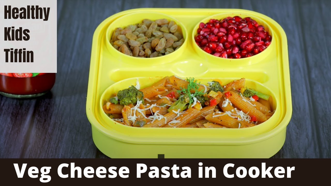 Veg Cheese Pasta - Pasta Recipe in Pressure Cooker - Healthy Recipe For Kids Tiffin Box | India Food Network