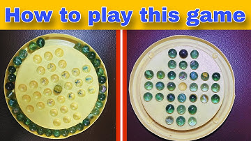Marbles Game : How To Win Brainvita-Marble Solitaire Game | You Can Do This-DIY #playathome #funplay