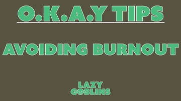 How To Avoid Burnout! [Game Dev Tips]