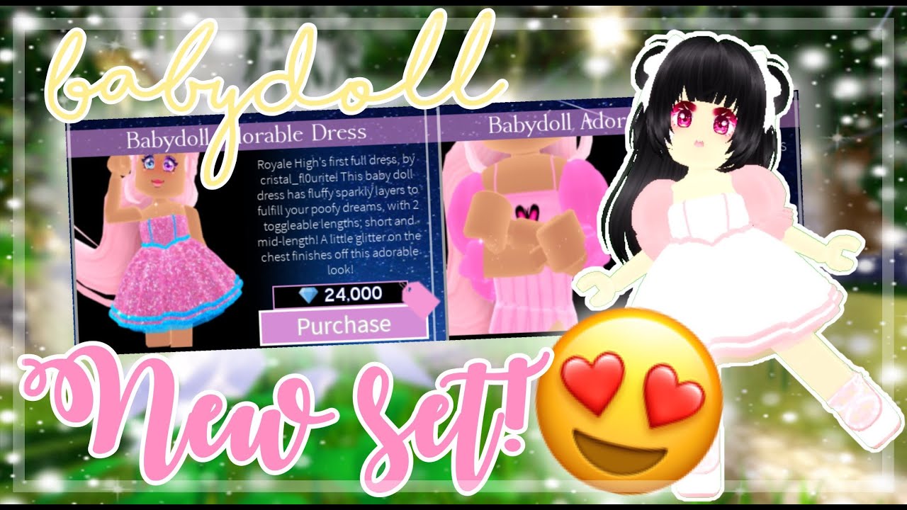 *Cheap!* NEW BABYDOLL SET! Toggleable! Shopping Spree! | Royale High ...