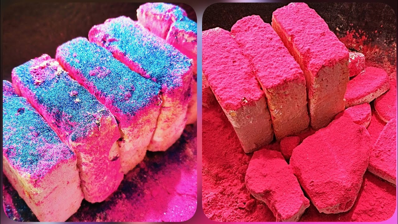 2 IN 1 • Buttery Homemade's Overloaded  with Radiant Holi Colour • Melting Crush Compilation ASMR 🏩💕