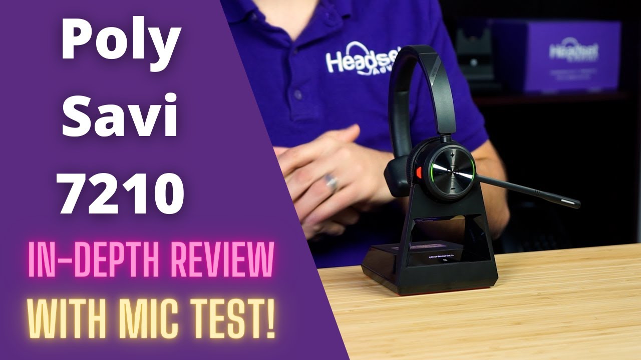 Poly Savi 7210 In-Depth Review With Mic Test! - YouTube