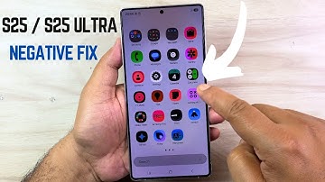 Samsung Galaxy S25 Ultra, S25 Plus, S25 Negative Display Problem || Samsung Negative Colour Off