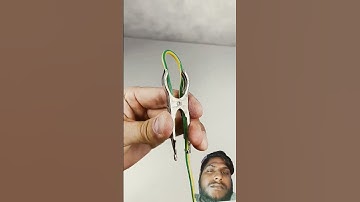 How to quickly and securely connect thecrocodile clip to the wire! #shorts#video #baik
