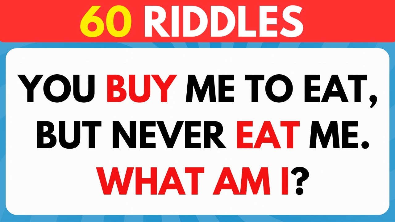 Infinite Riddles Only 1% Can Solve All 60 Riddles Ultimate Brain Challenge - YouTube