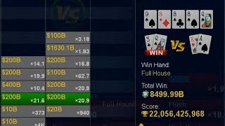 DH Poker Bullfight Live GamePlay Video wins 8t screenshot 3