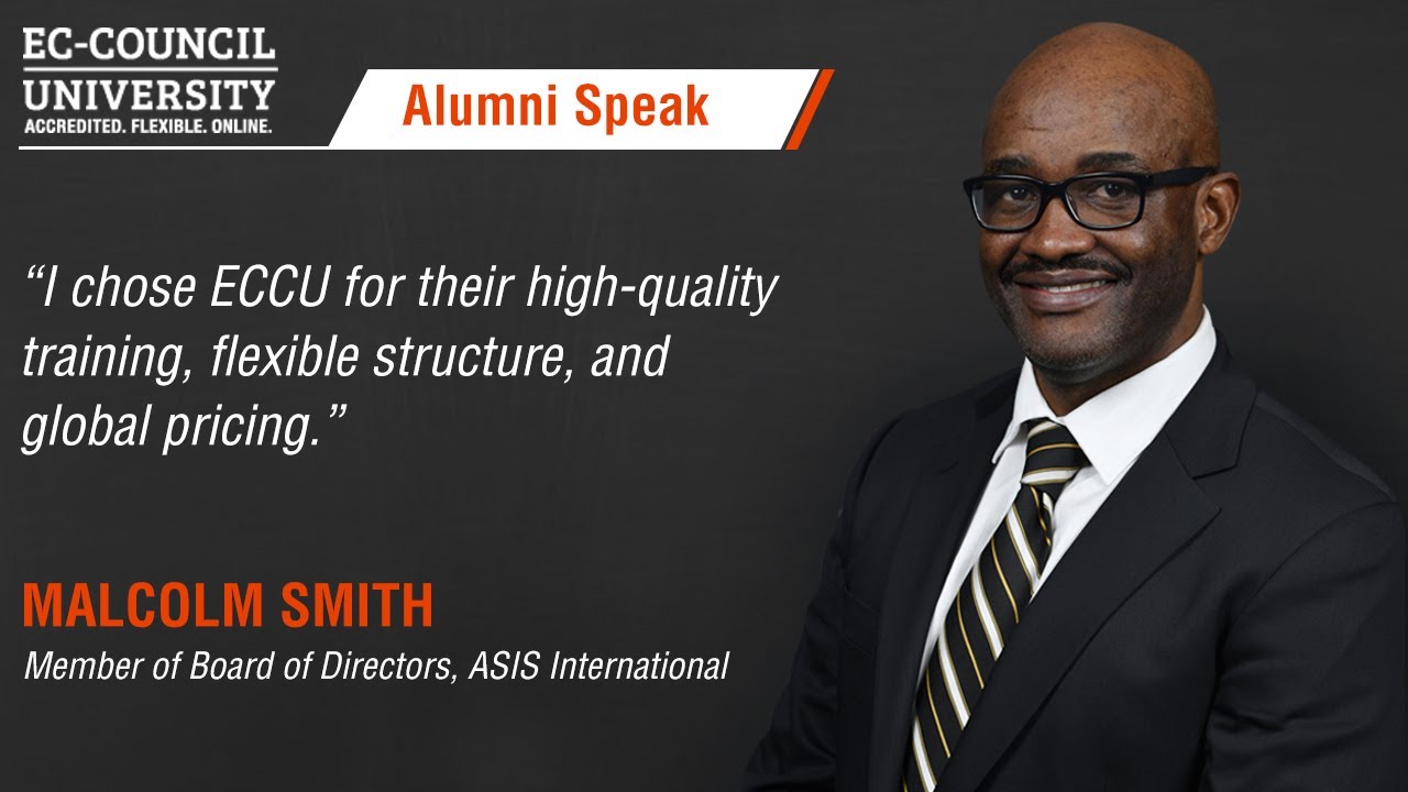 Malcolm Smith Student Testimonials ECCouncil University YouTube
