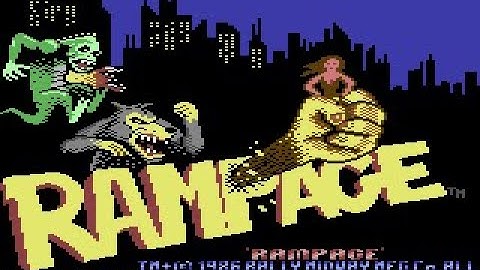 Rampage (EU Version) Review for the Commodore 64 by John Gage