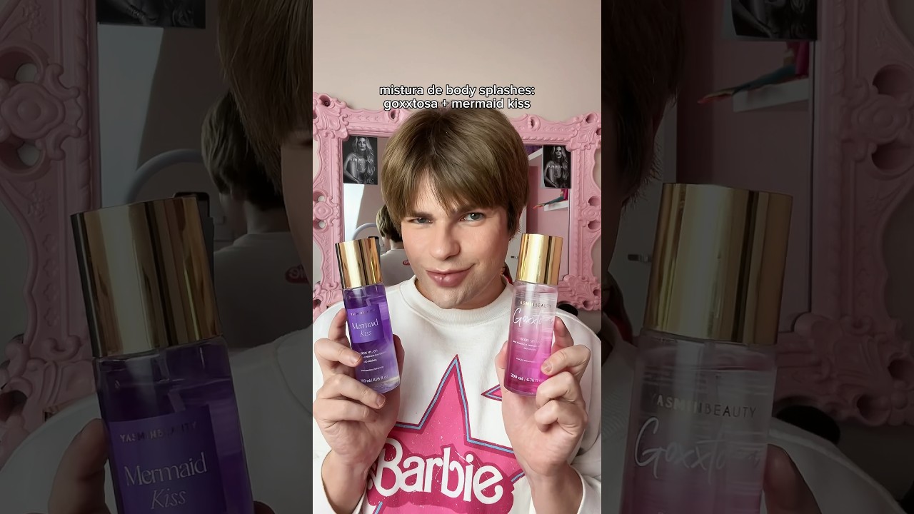 Mistura de body splashes Yasmin Beauty: Goxxtosa + Mermaid Kiss ✨ 