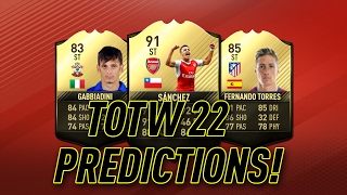 Fifa 17 | TEAM OF THE WEEK PREDICTIONS! ( TOTW 22 )