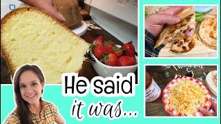 The BEST one he’s ever eaten! | Mama's Cream Cheese Pound Cake & Saturday Happenings | Homemaking