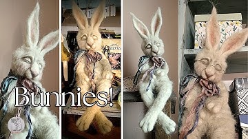 Tips on making a Needle Felted Bunny/Rabbit