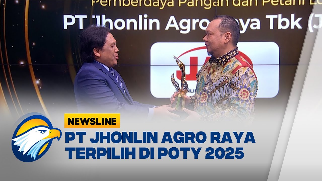 PT Jhonlin Agro Raya Terima People of The Year Pemberdaya Pangan Terbaik 2025!
