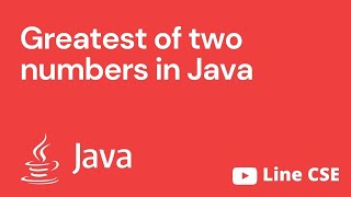 Java program to check Greatest of two number in hindi | Java Program |