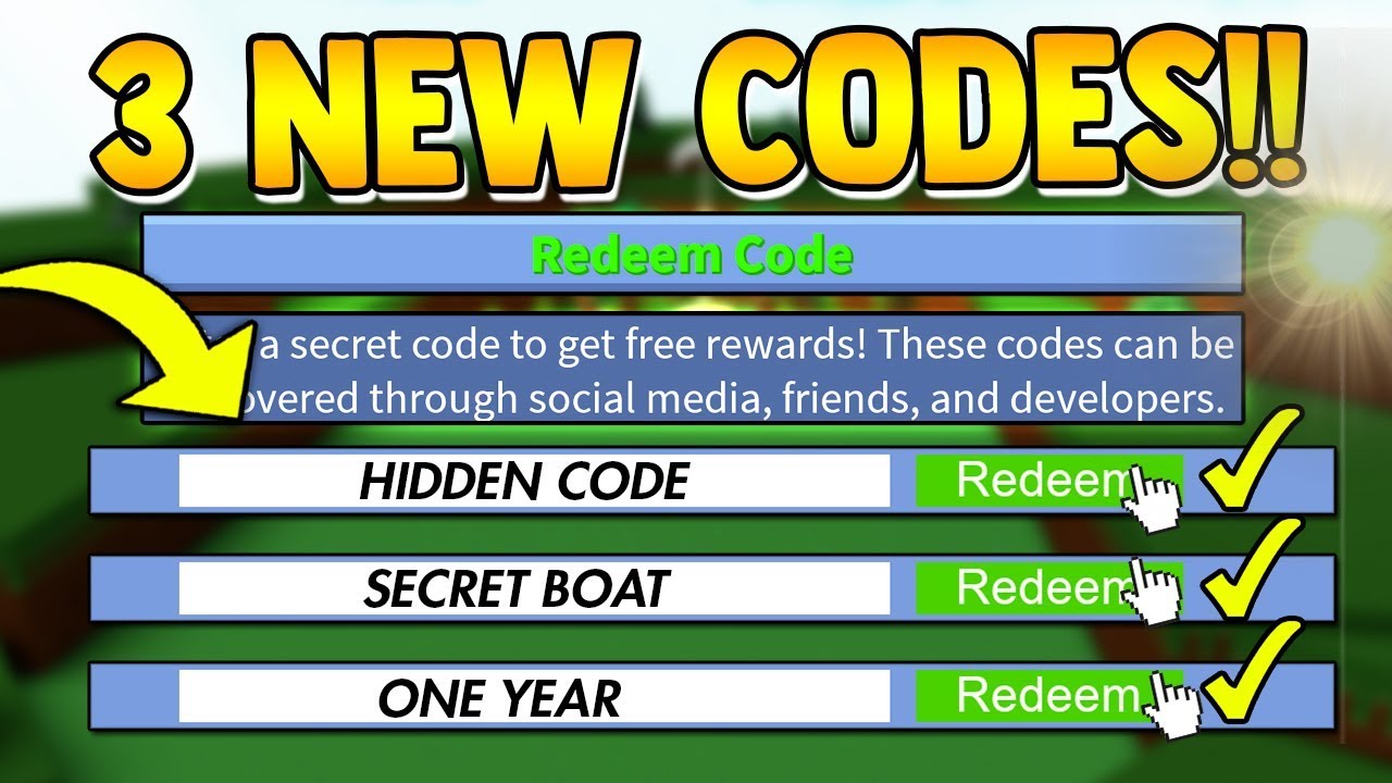 3 NEW CODES!! & ANOTHER SECRET🔍 | Build a boat for ...
