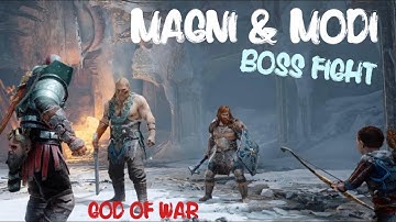 God of War (2018) | Magni and Modi Boss Fight | The Magic Chisel Quest