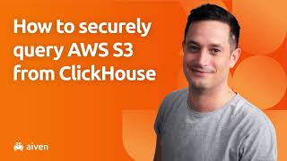How to securely query Amazon S3 from ClickHouse