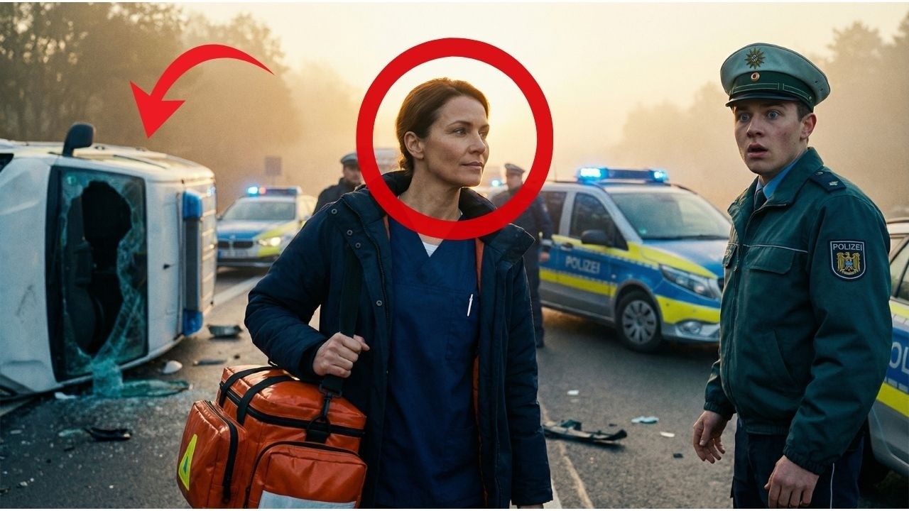 Niemand ahnte, wer die stille Sanitäterin war — bis sechs Gefangene aus dem Transporter flohen