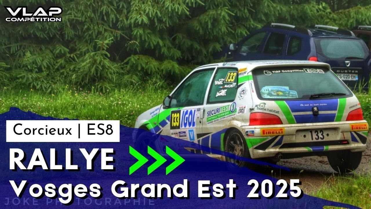 🔷 [OnBoard] Rallye Vosges Grand Est 2025 - ES8 Corcieux