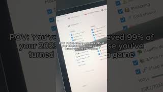 POV: you've achieved 99% of your 2025 goals