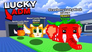 $0 a $1 TRILHÃO usando APENAS LUCKY BLOCKS