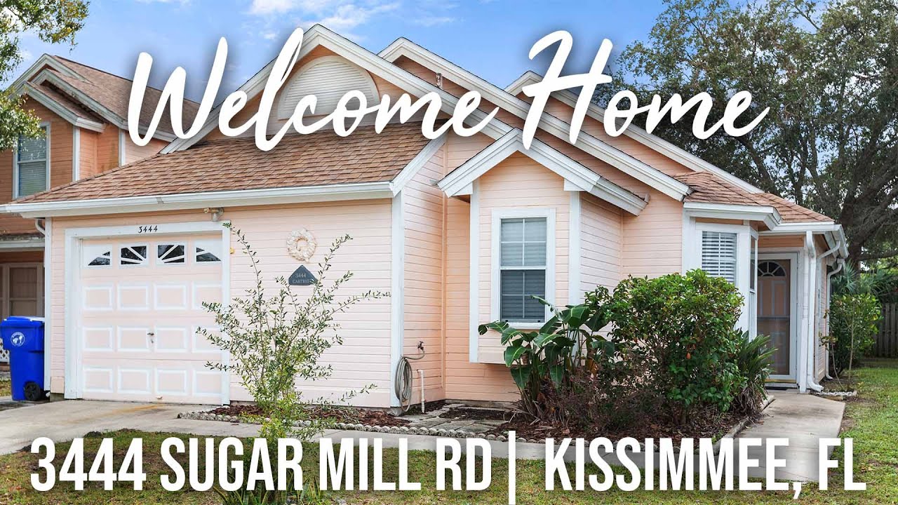 Kissimmee FL Home For Sale At 3444 Sugar Mill Rd Kissimmee FL 34741 3216242753 YouTube