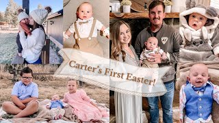 EASTER ROAD TRIP | Carter’s first Easter, cousin photoshoot, trip to the White Mountains