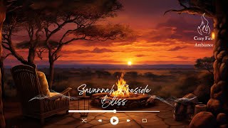 Ambience Fireplace: Savannah Sunset screenshot 1