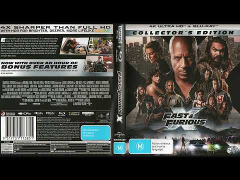 Fast And The Furious 10 X (2023) Australian DVD releases.