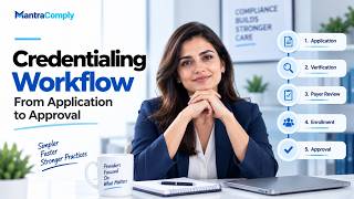 Credentialing Workflow | From Application to Approval in Healthcare ud83cudfe5