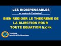 Thorme de la bijection quation fxk en 5 minutes terminale spcialit maths