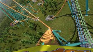 Goliath at SFMM as a B&M (No Limits 2 hyper coaster)