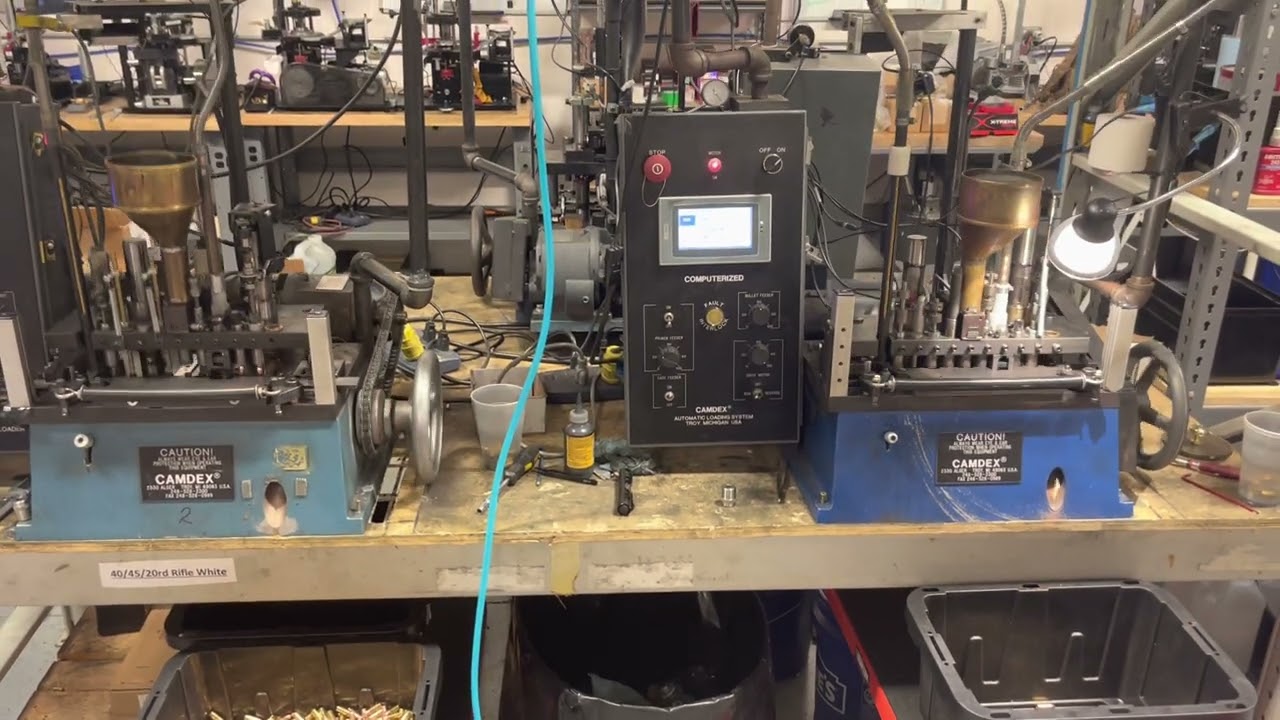 The Pistol Camdex spitting out 9mm 124 gr fmj