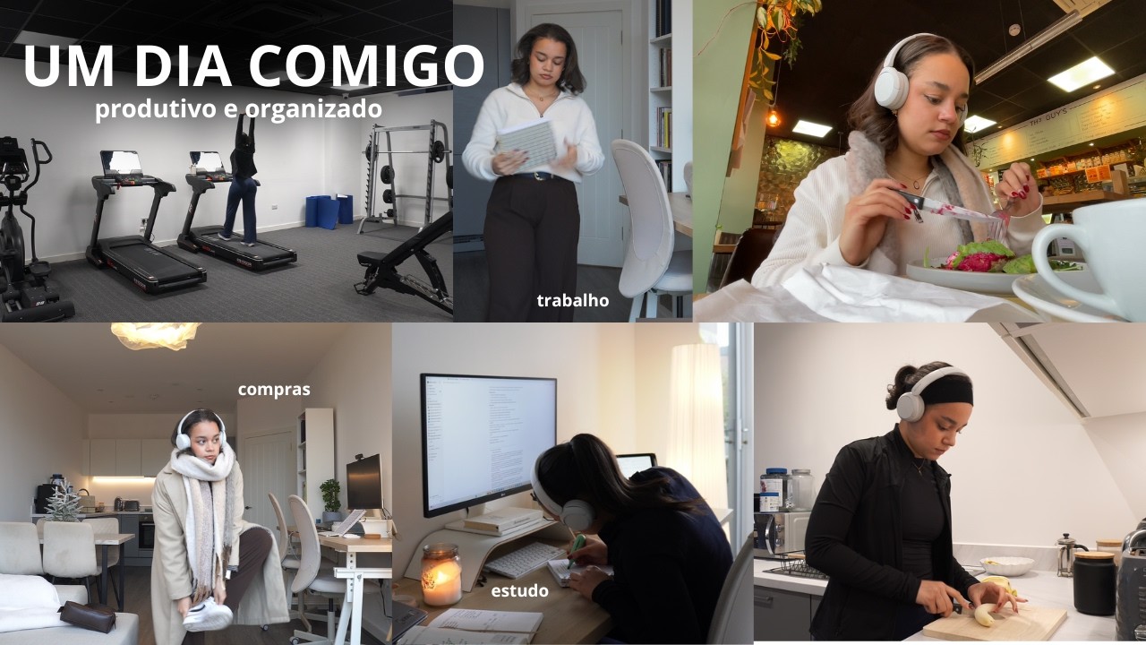 UM DIA PRODUTIVO comigo | bons hábitos, rotina matinal, trabalho, compras...