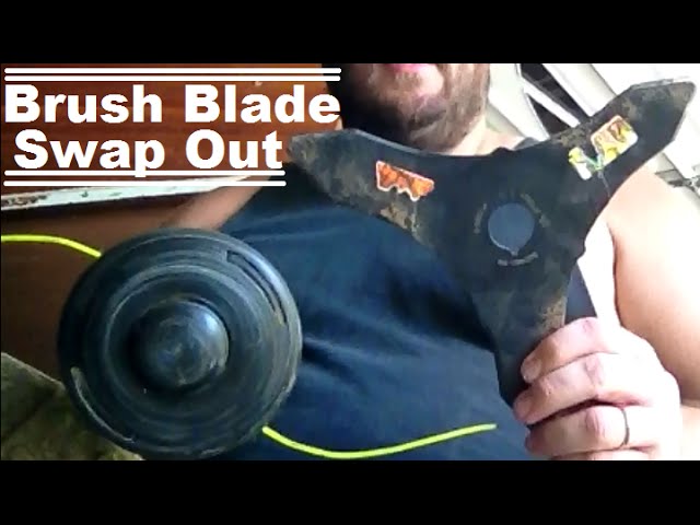 brush cutter blade for string trimmer