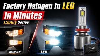 Are You Still Running Factory Halogen Headlights #lasfitled #lasfit #ledlights #ledbulb #headlights