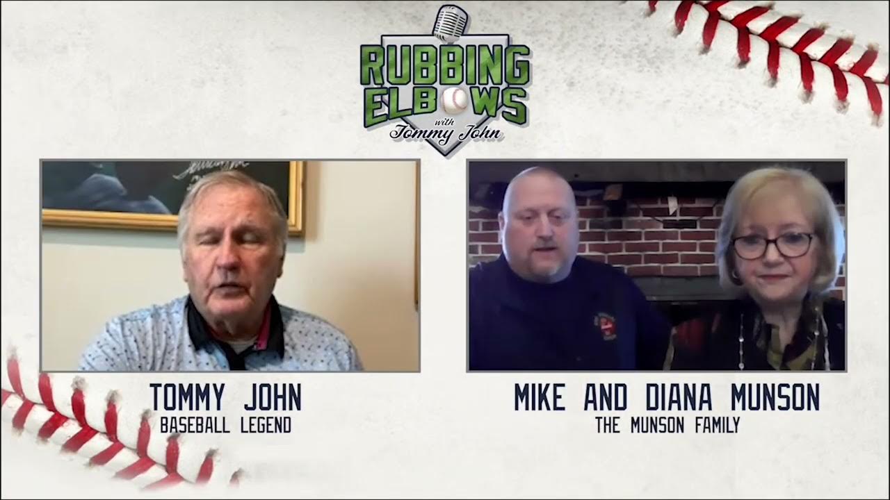 “Rubbing Elbows with Tommy John” Thurman catching Tommy for 1st time