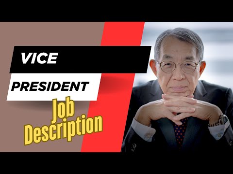 Job description of Vice President Roles Responsibilities Skills
