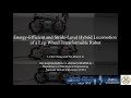 Energy-Efficient and Stride-Level Hybrid Locomotion of a Leg-Wheel Transformable Robot
