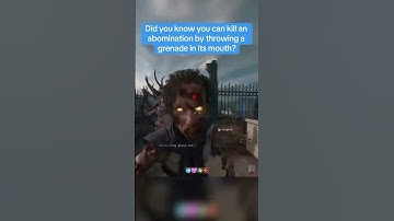 KILL ABOMINATION WITH GRENADE | BLACK OPS 6 ZOMBIES