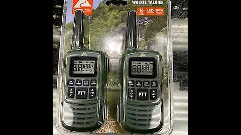 We field tested the Ozark Trail water packs and FRS radios