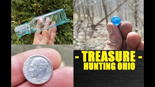 Mudlarking \& Marble Digging - 100 Year Old Bottles - Vintage Marbles - History Channel - Antiques -