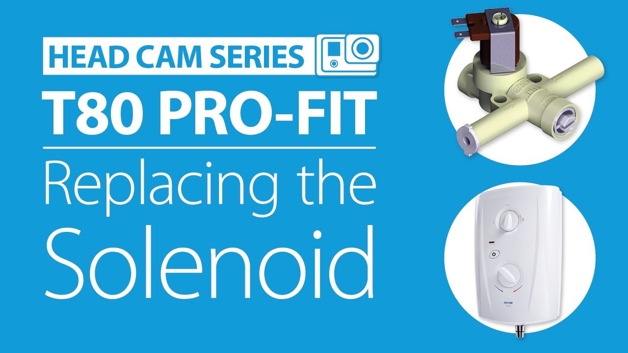 Replacing the solenoid valve on the Triton T80 ProFit Electric Shower