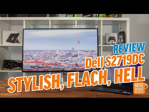 Dell S2719DC: Schicker & flacher Monitor mit hellem Display - Deutsch / German