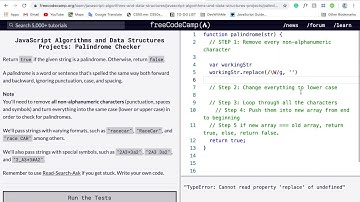 JavaScript Coding Challenge #4 | Palindrome Checker