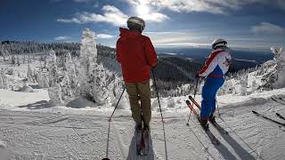 RISK IT for the Biscuit?! Whitefish Montana | The Oz Life #skiing #snow #newbie #raw #travel