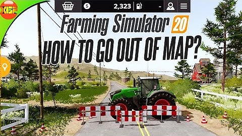 How To Get Out From Boundary Of Map! Farming Simulator 20 #shorts